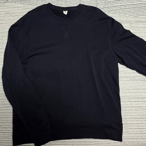 아르켓 프렌치 테리 스웻 네이비 XL