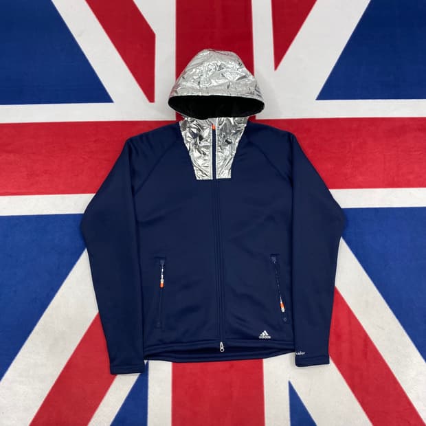 아디다스 x 컬러 후드집업 S