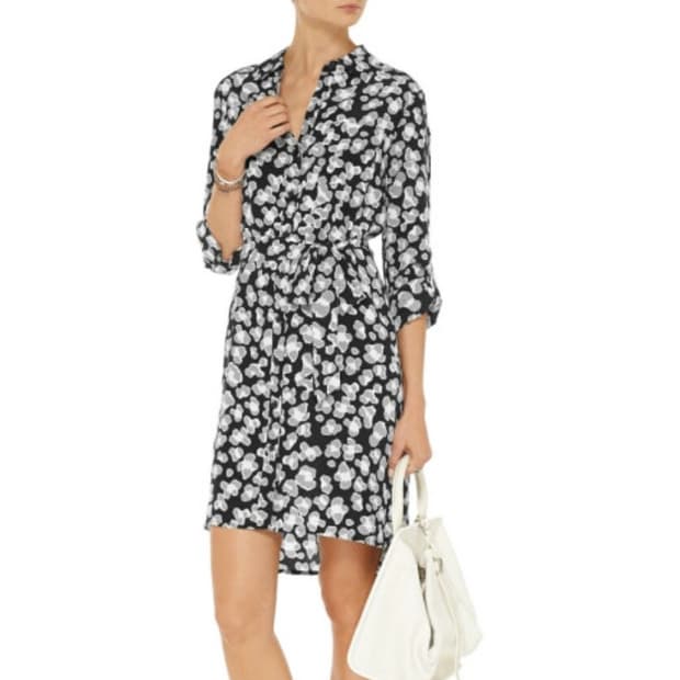 DVF 프리타 실크 셔츠원피스 66