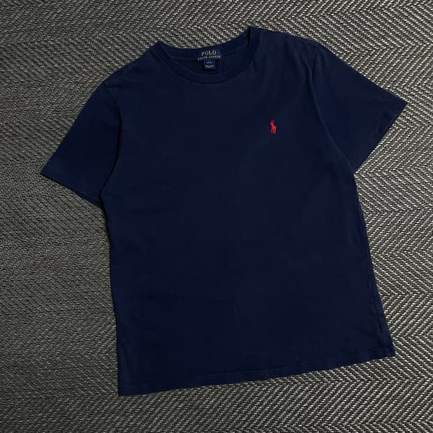 폴로 랄프로렌 레드 포니 자수 반팔 티셔츠y 5149