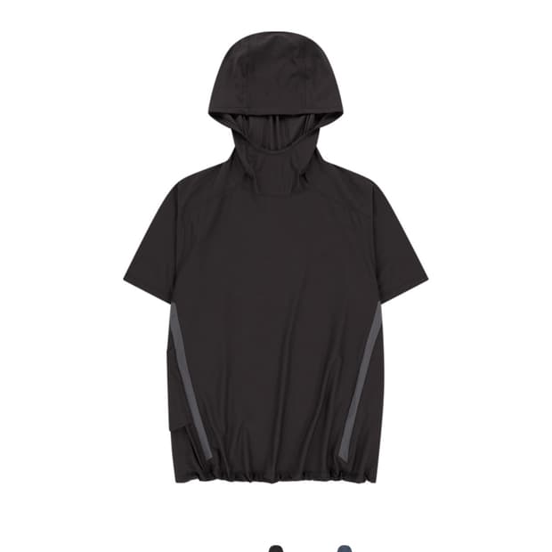 산산기어 후디드 포켓 티셔츠 브라운 2