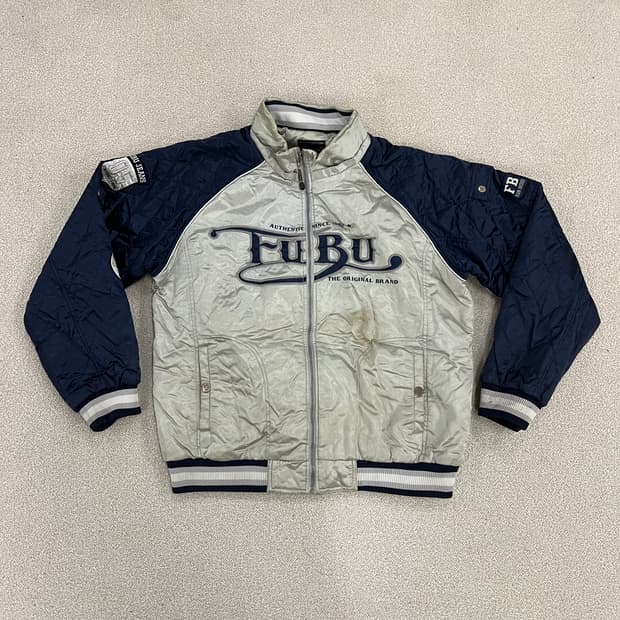 [XL] 후부 새틴 누빔 바시티 항공점퍼 자켓 0120M1