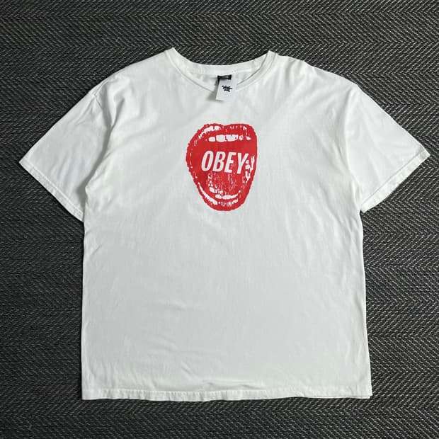 오베이 빅로고 박시핏 올드스쿨 티셔츠o 3343