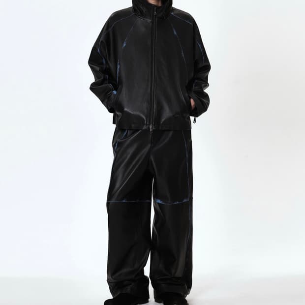 아더에러 burnid 양가죽 트라우저 팬츠m