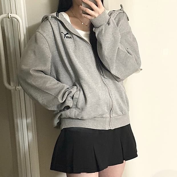 푸마 후드집업