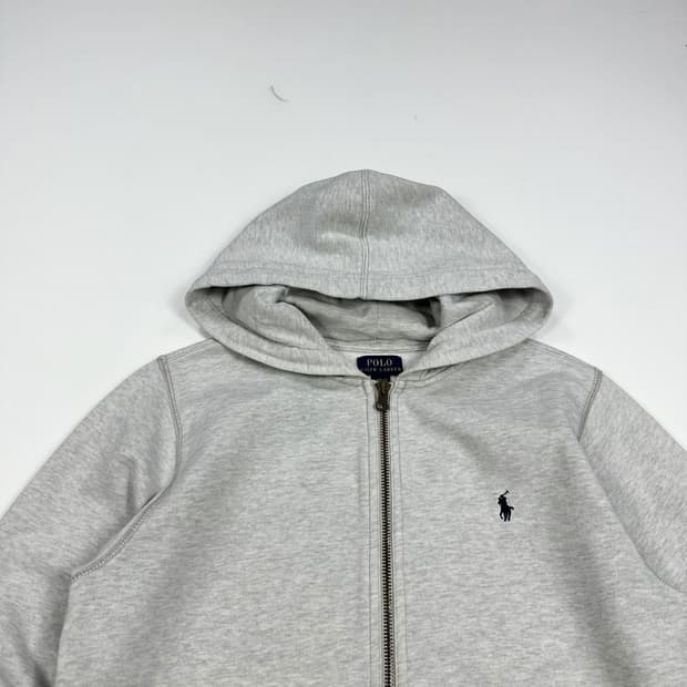 폴로 랄프로렌 포니 걸즈 그레이 후드집업 (실측 S 여성추천)