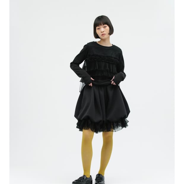 생긴 스튜디오 JERSEY BALLOON SHAH SKIRT