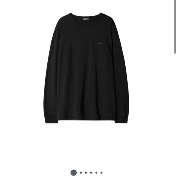 XLIM 엑슬림 블랙 긴팔 티셔츠 EP.6 03 Long Sleeve