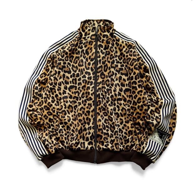 캐피탈 스무스 져지 레오파드 스턴트맨 앤 우먼 트랙자켓 호피 -2size