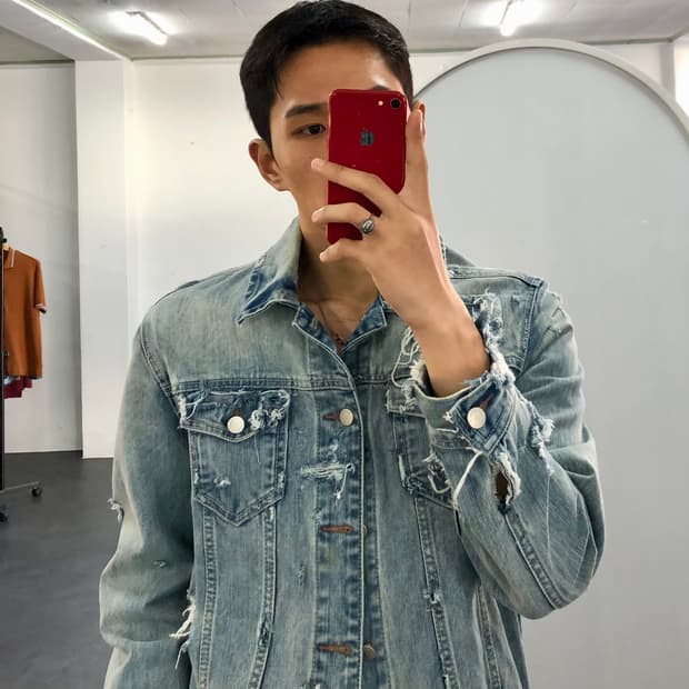 이스트쿤스트 디스트로이드 데님자켓