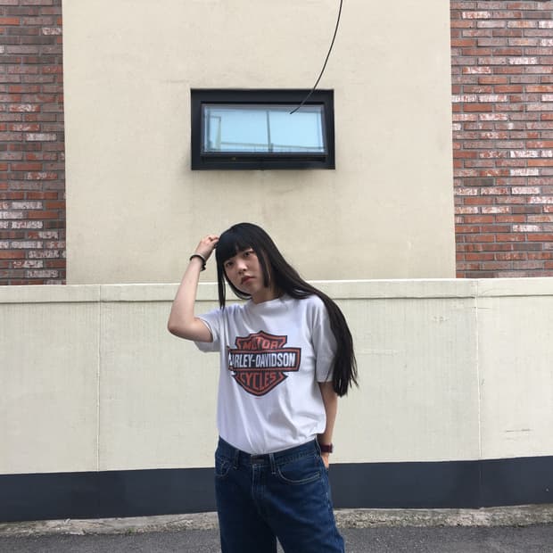 00s Harley davidson 할리데이비슨 코리아 반팔 티셔츠