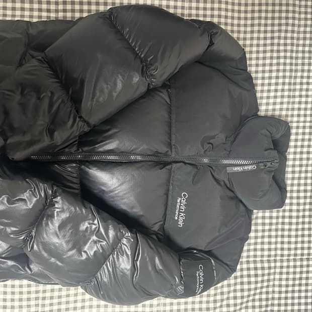 켈빈클라인 유니 덕다운 패딩