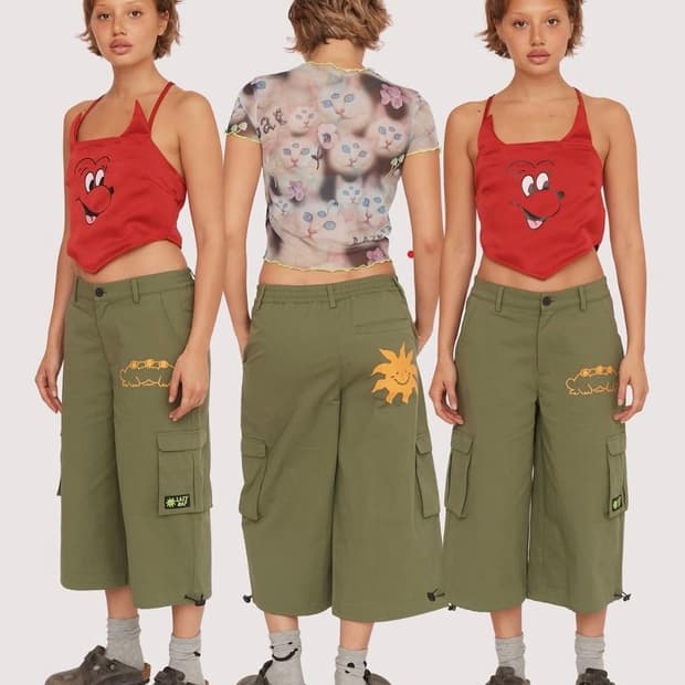 Lazy Oaf 7부 카고팬츠