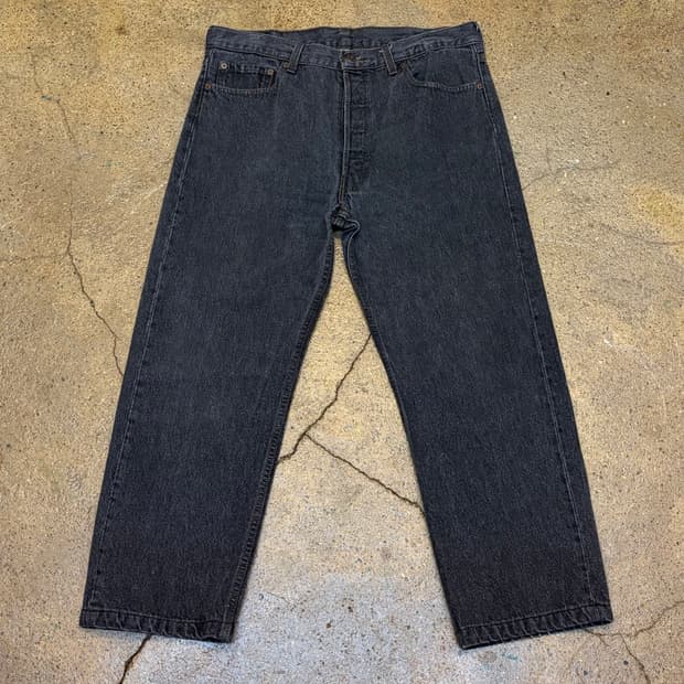 90s Made in USA 미국 빈티지 리바이스 501 블랙진 청바지