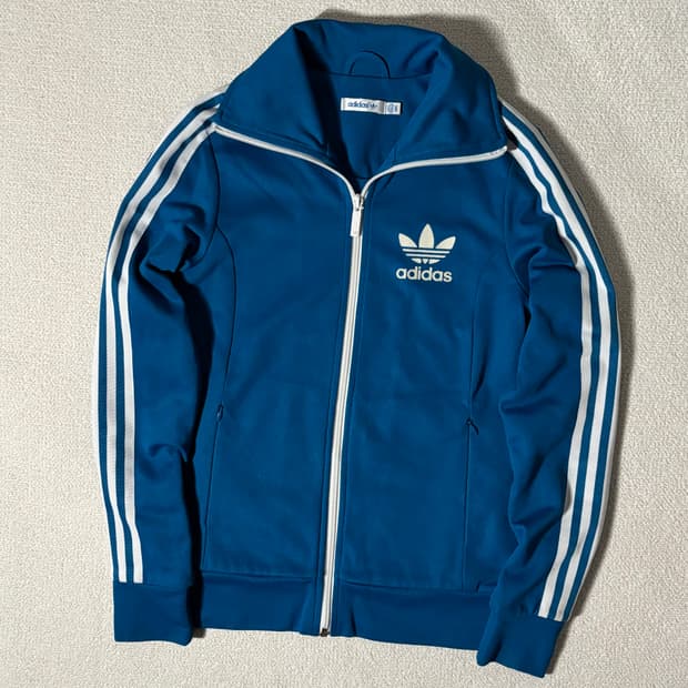 아디다스 구유로파 블루 청록 트랙탑 져지