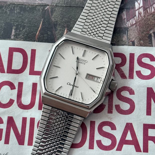 세이코 Seiko 쿼츠 크로노스 스퀘어