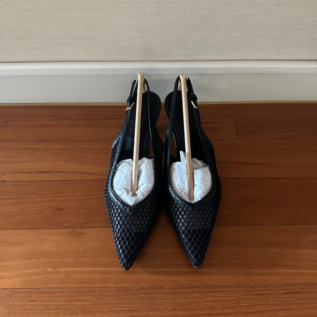 H&M mesh slingback heels EU36