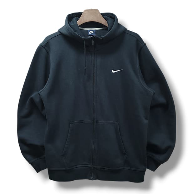 [XL] 나이키 블랙 스우시 후드집업