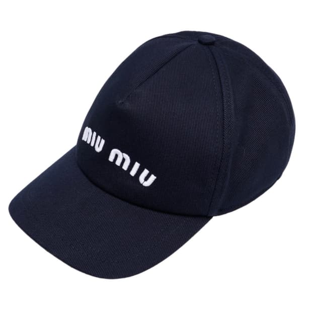 미우미우 볼캡 네이비 m