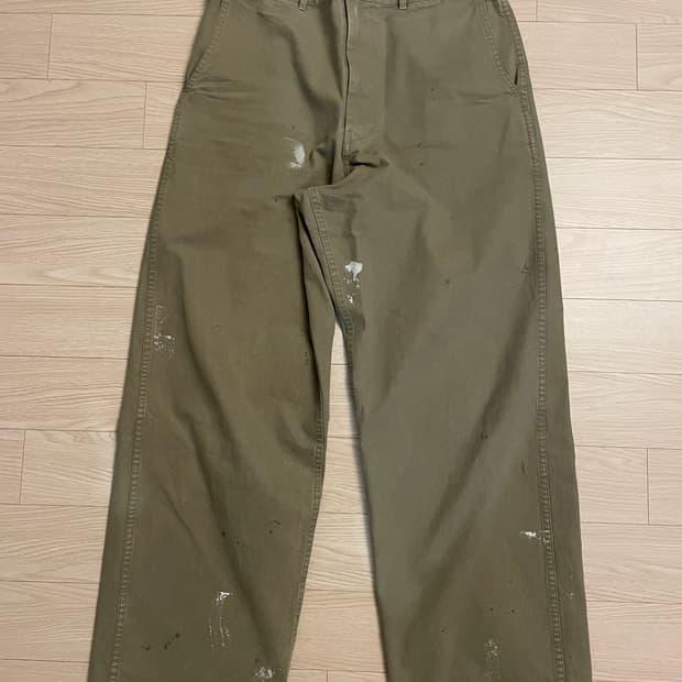 [4] 브라운야드 페인트 치노 팬츠 카키