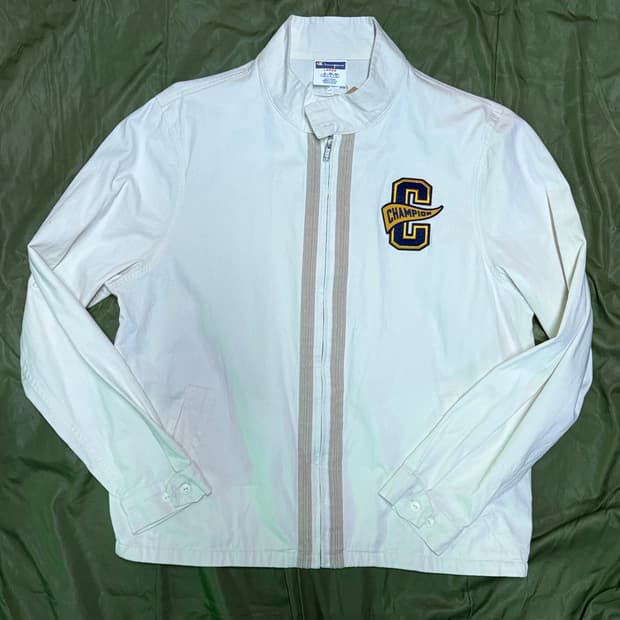 챔피온 레터맨 코튼 자켓 L