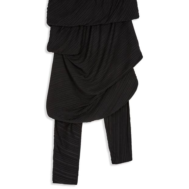 Open yy PLEATS SKIRT BLACK 플리츠 스커트 