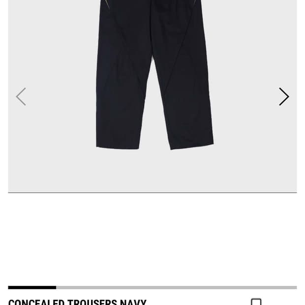 KANGJUNGSEOK Concealed trouser 2 구매