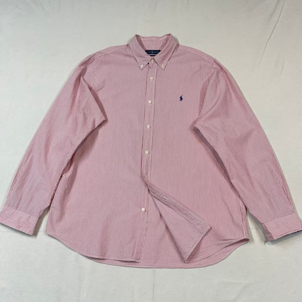 XXL) 폴로 랄프로렌 클래식핏 시어서커 셔츠