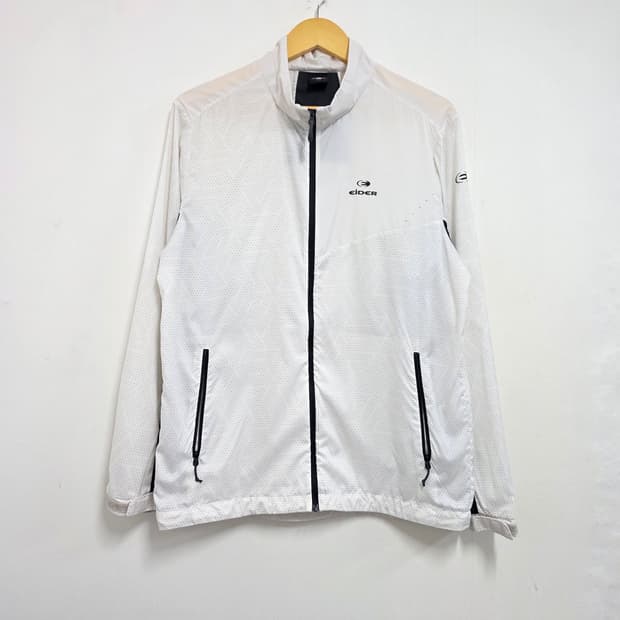 L 100 아이더 메쉬 경량 바람막이 화이트