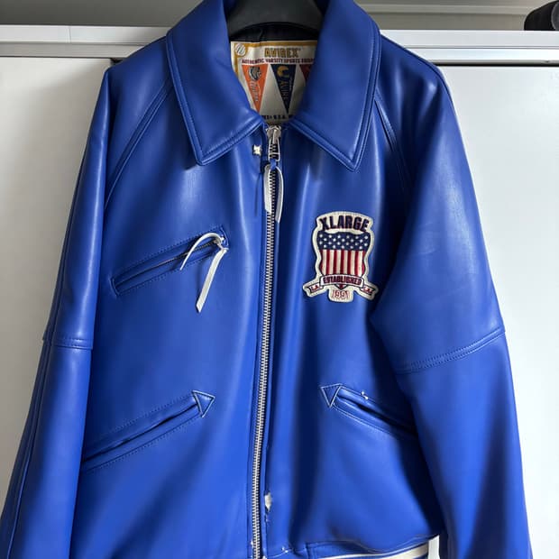 아비렉스 엑스라지 레더 자켓