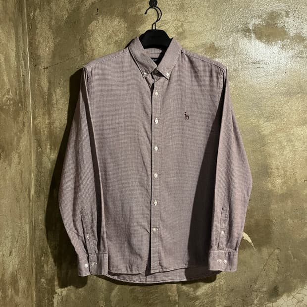 헤지스 체크셔츠