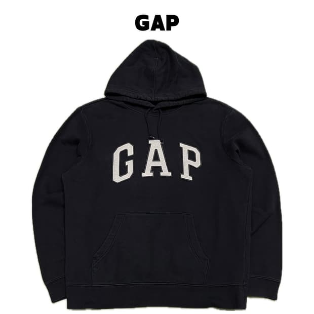 GAP 후드 티 블랙