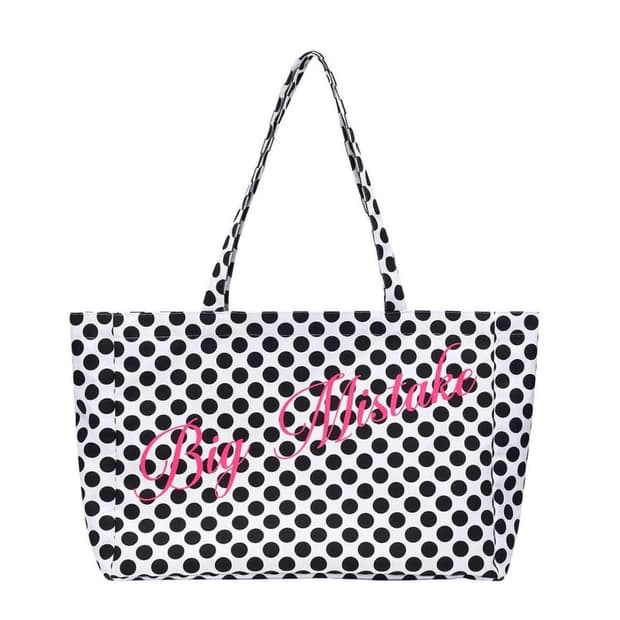 구해요!!!! 저스트하우스 dot pattern big tote bag 