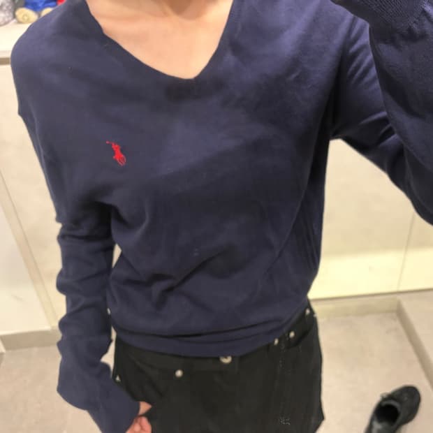 💙네이비 폴로 니트💙