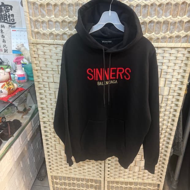 100 정품 발렌시아가 시너스 오버 후드티 팝니다