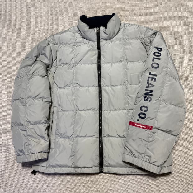 폴로 진스 랄프로렌 리버시블 패딩 자켓