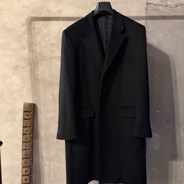 갤럭시 캐시미어 체스터필드 코트 105