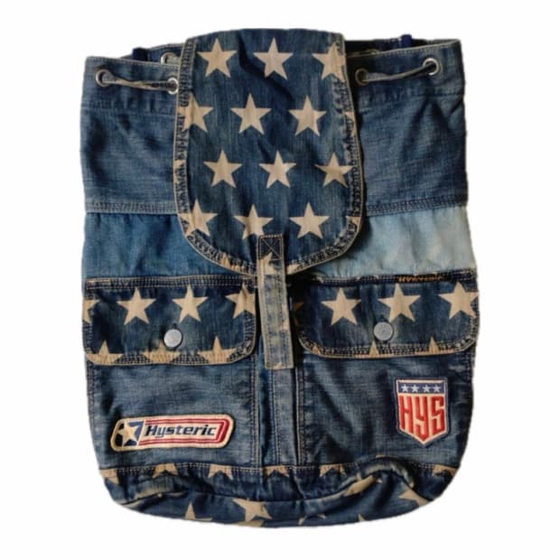 Hysteric Glamour Denim backpack 히스테릭 글래머