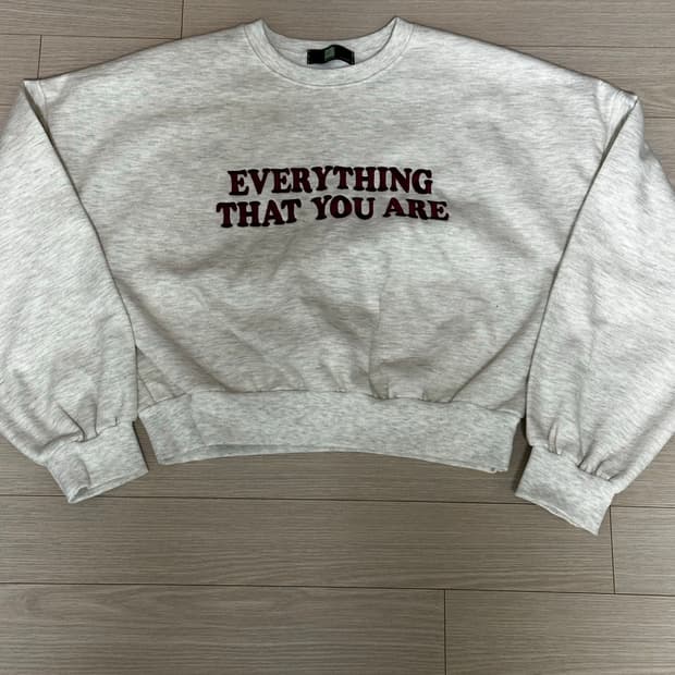 (W) FRMD 크롭 맨투맨