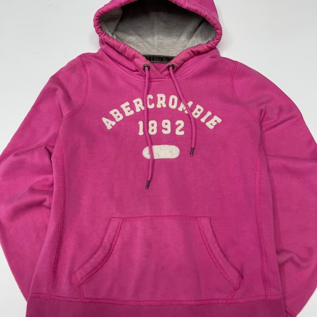  아베크롬비 핑크후디