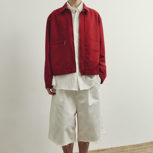 [L] 유스 Cropped Zip Blouson