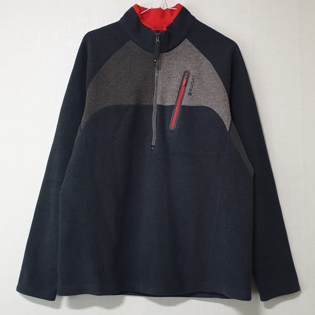 라푸마 후리스 반집업 긴팔티 105사이즈