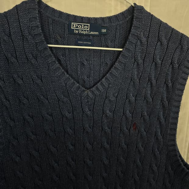 폴로 랄프로렌 니트조끼 