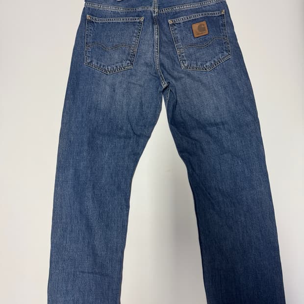 정품!! 칼하트 웝 워시드 로고 빈티지 워싱 데님팬츠 29.9인치