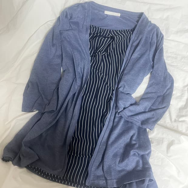 하구미 모리 가디건 셔츠 빈티지