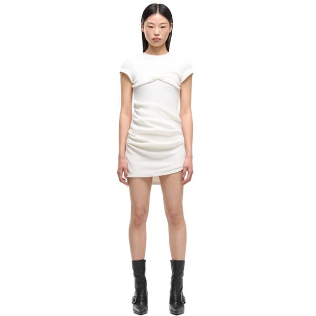 걸스걸스 UNBAL MINI DRESS - WHITE
새상품