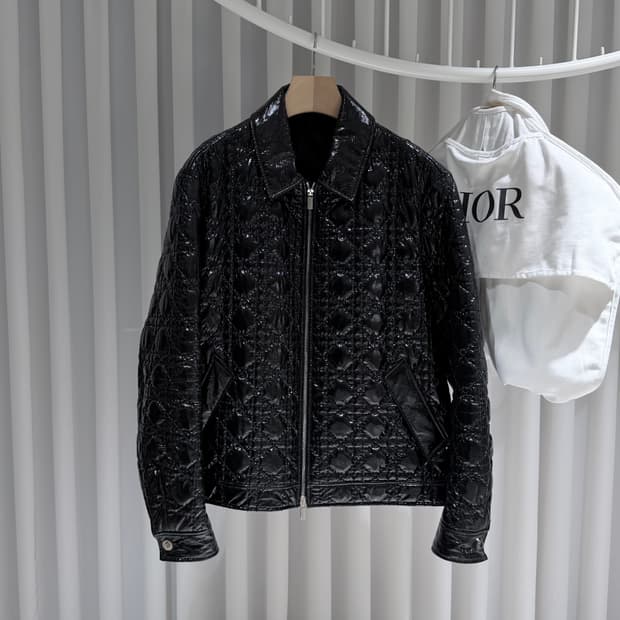 (A+/54) / 디올 까나쥬 경량 패딩 자켓 블랙