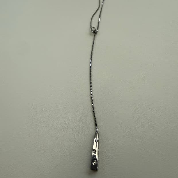 스와로브스키 실버 바 크리스털 네크리스 크리스탈 목걸이 다이아 금 골드 