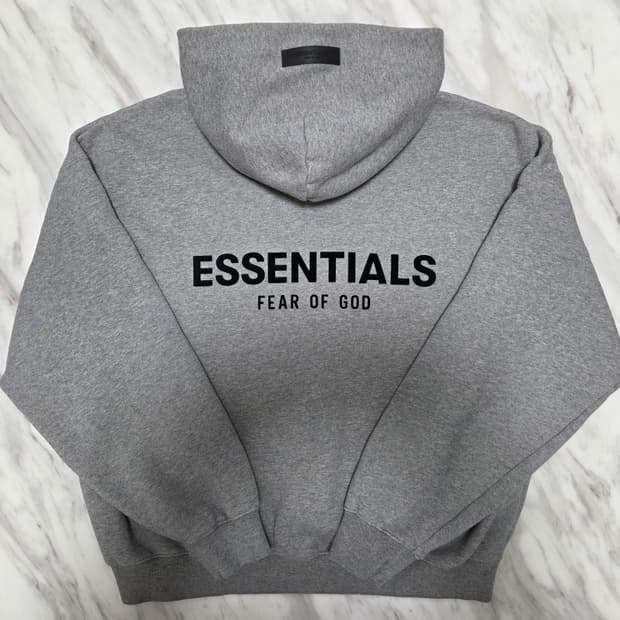 피오갓에센셜 공용 오버핏 후드티