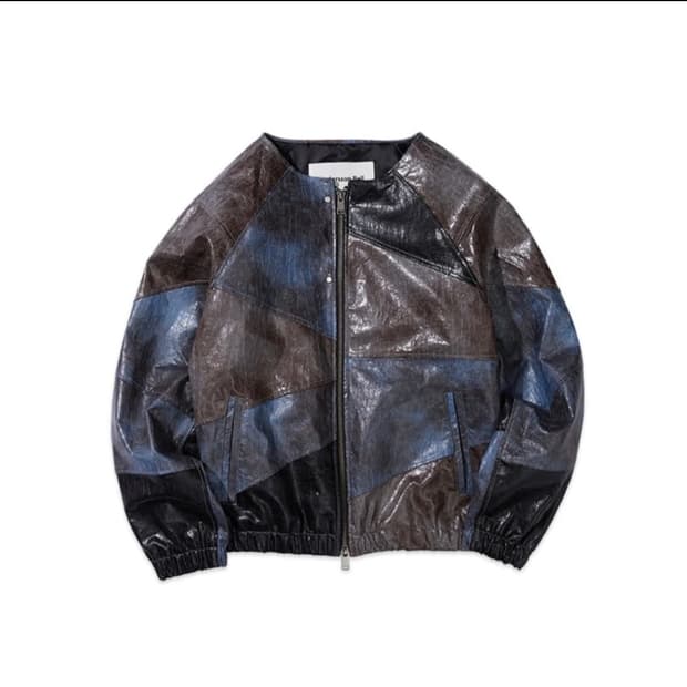 s)앤더슨벨 포 레더 패치워크 자켓